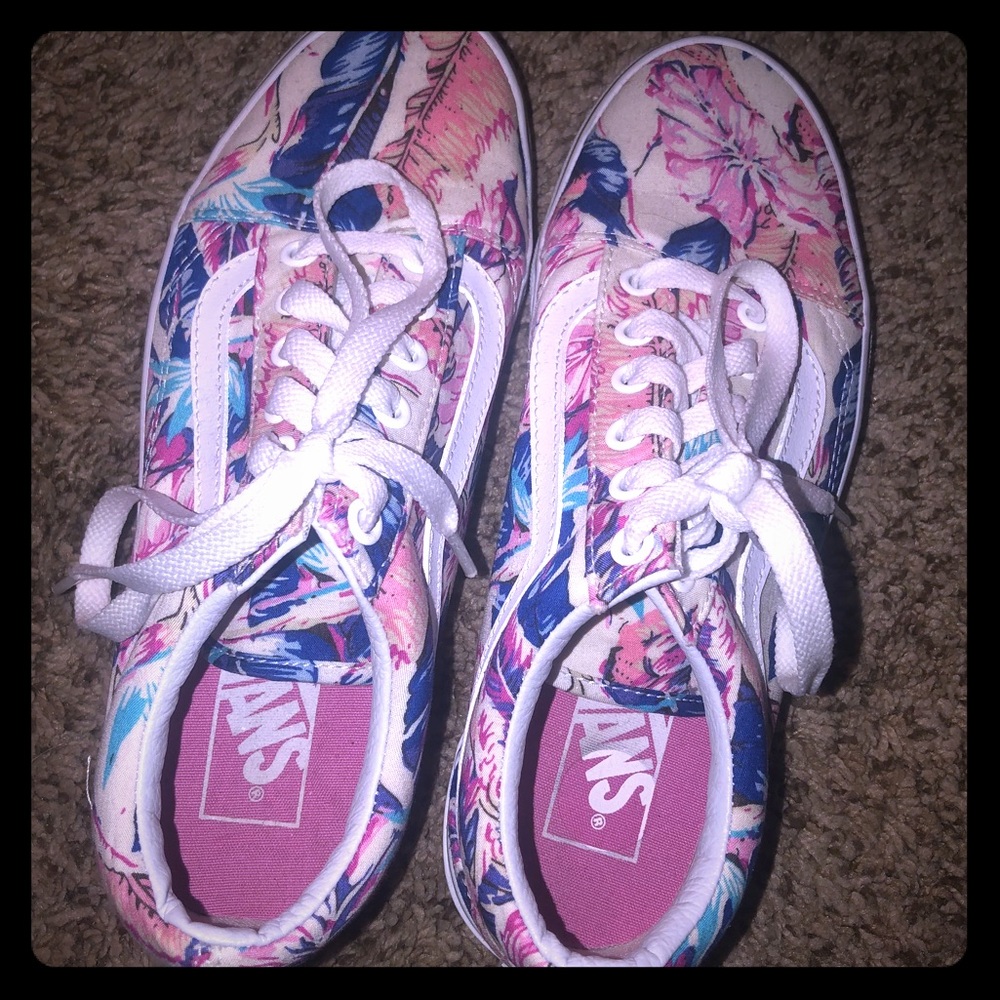 Floral Vans